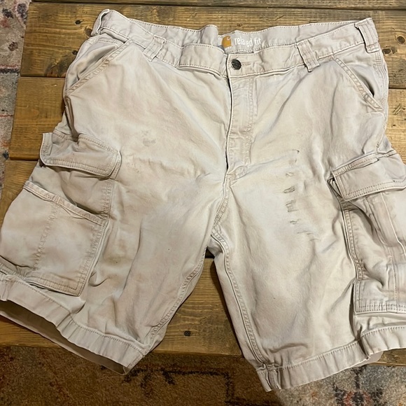 Linvich Mens Cargo Shorts Relaxed Fit Multi-Pocket Work Shorts Cotton